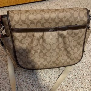 Coach baby bag